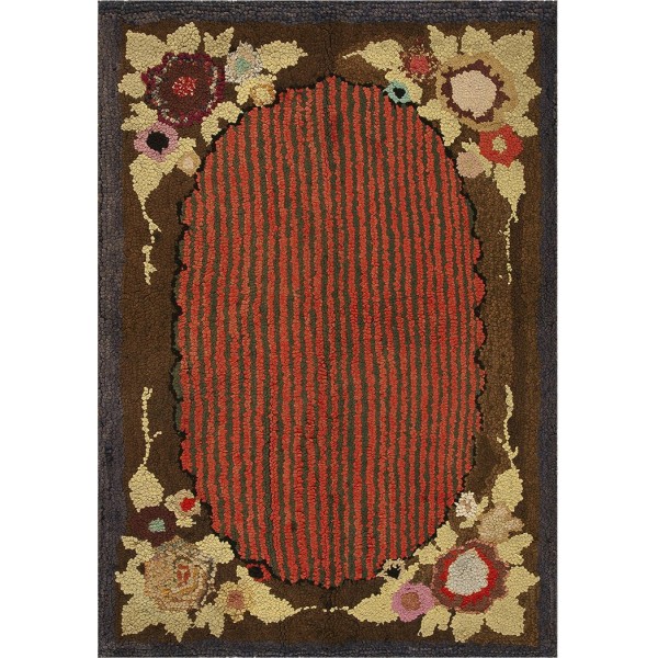 American Hooked Rug #17634