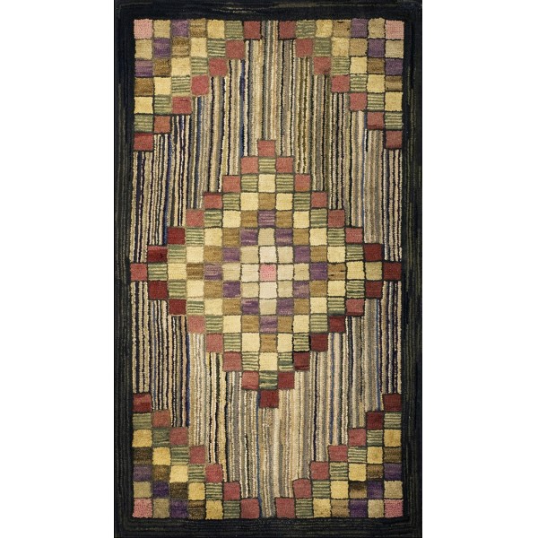 American Hooked Rug #18604