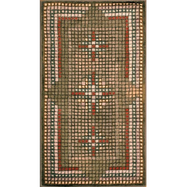 American Hooked Rug #19695