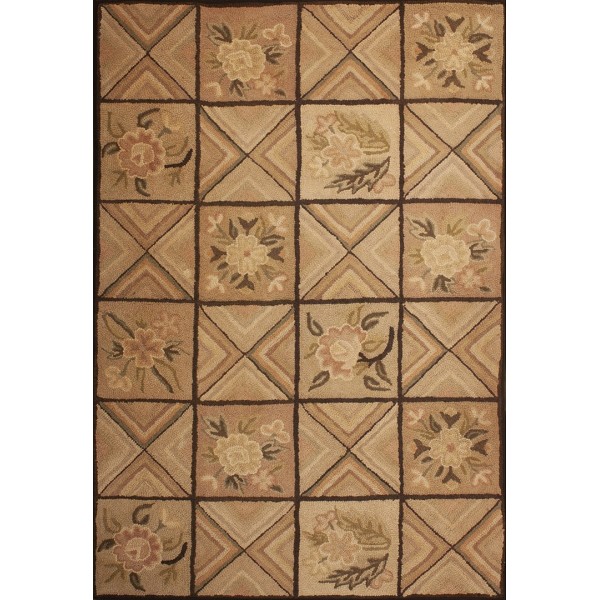 American Hooked Rug #20-13051