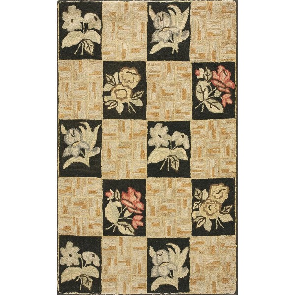 1930s American Hooked Rug