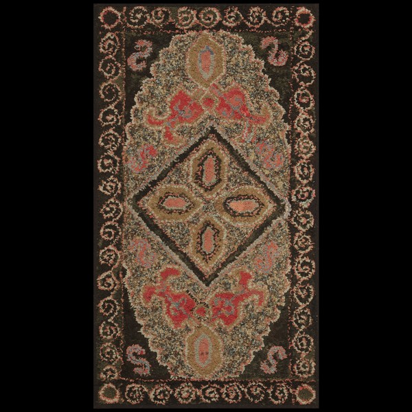 American Hooked Rug #6744