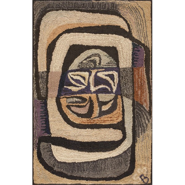 1930's American Hooked Rug