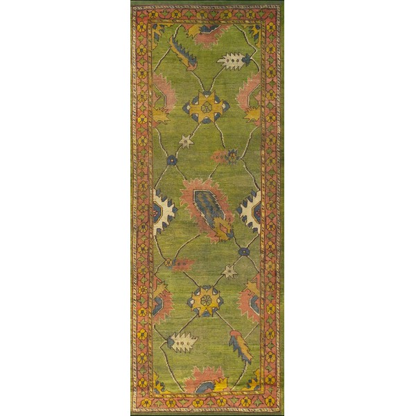 Late 19th Century Turkish Oushak Carpet