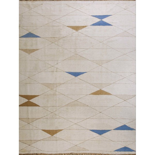 1930s French Art Deco Flat-Weave Rug