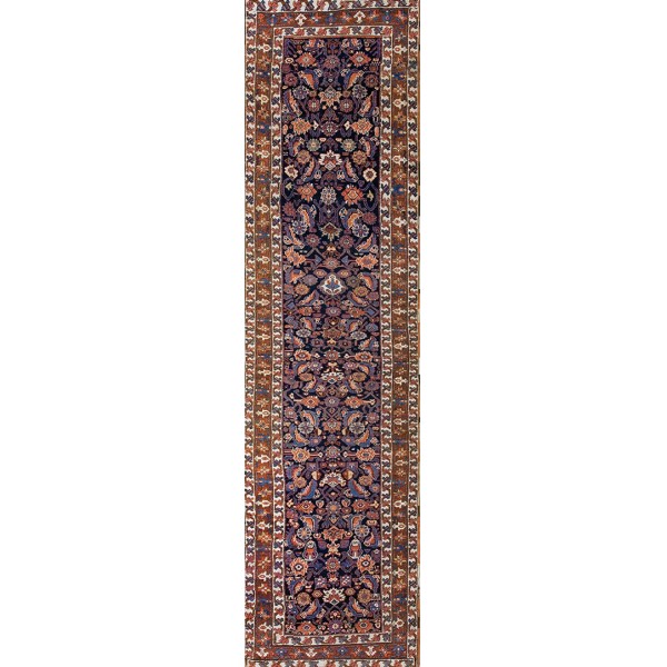 Early 20th Century N.W. Persian Bakshaiesh Runner Carpet