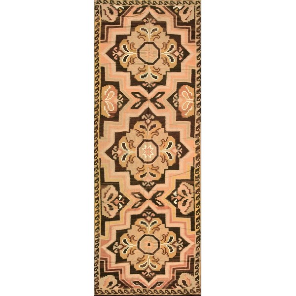 Early 20th Century Besserabian Flat-weave Carpet 