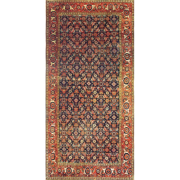 Mid 19th Century W. Persian Bijar Carpet