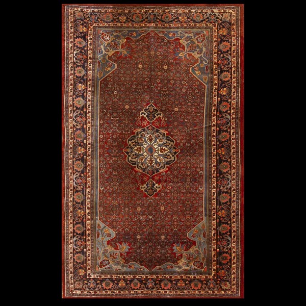 Early 20th Century Persian Bijar Carpet 