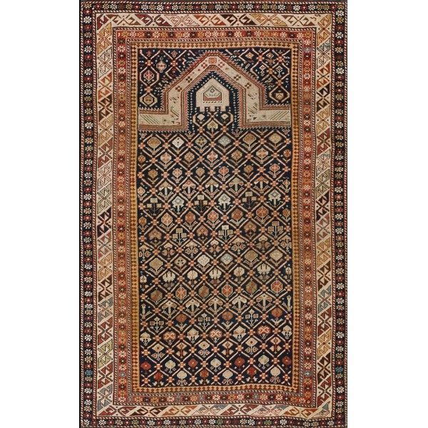 Late 19th Century Caucasian Shirvan Prayer Rug