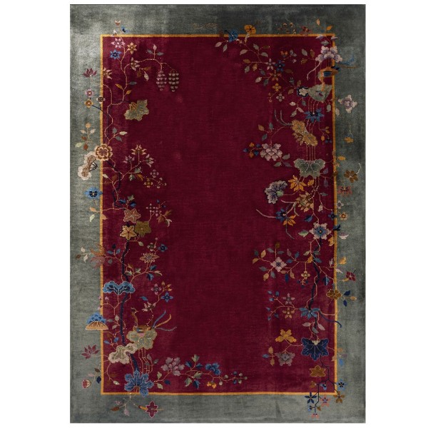1920s Chinese Art Deco Carpet 