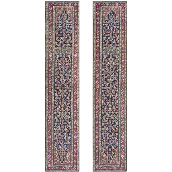 Early 20th Century Pair of Caucasian Karabagh Runner Carpets 