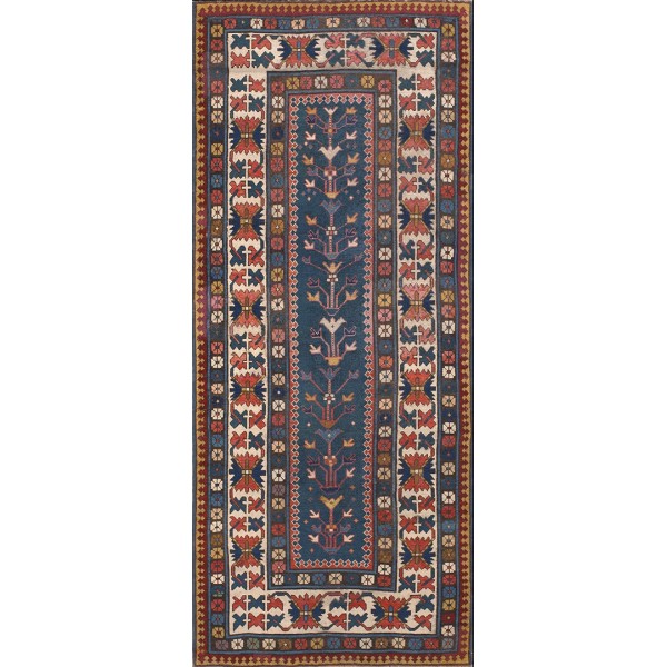 19th Century Caucasian Kazak Tree of Life Carpet