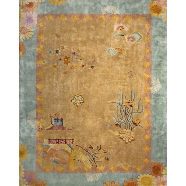 1920s Chinese Art Deco Carpet By Nichols Atelier