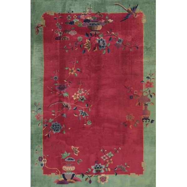 1920s Chinese Art Deco Carpet by Nichols Workshop