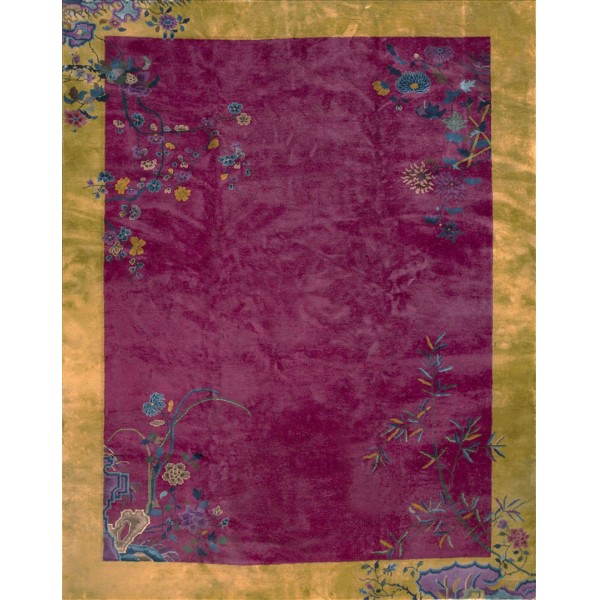 1920s Chinese Art Deco Carpet 