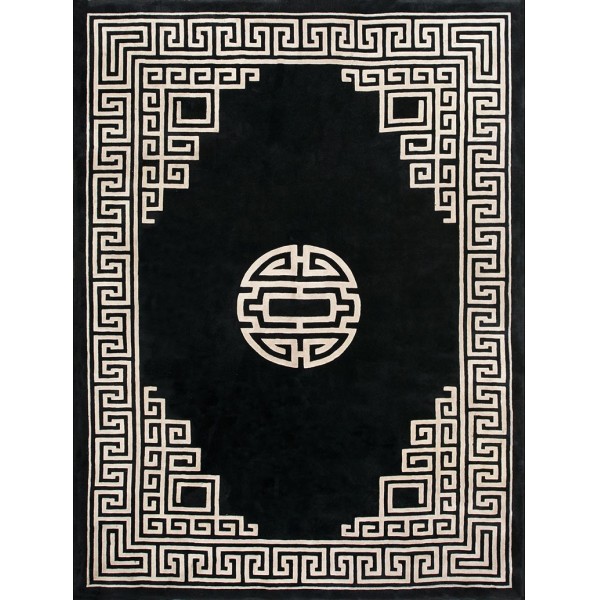1930s Chinese Art Deco Carpet 