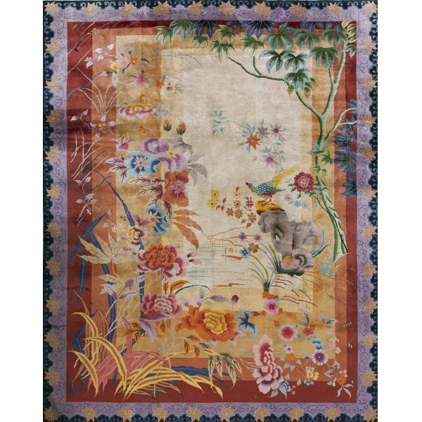 1920s Chinese Art Deco Carpet
