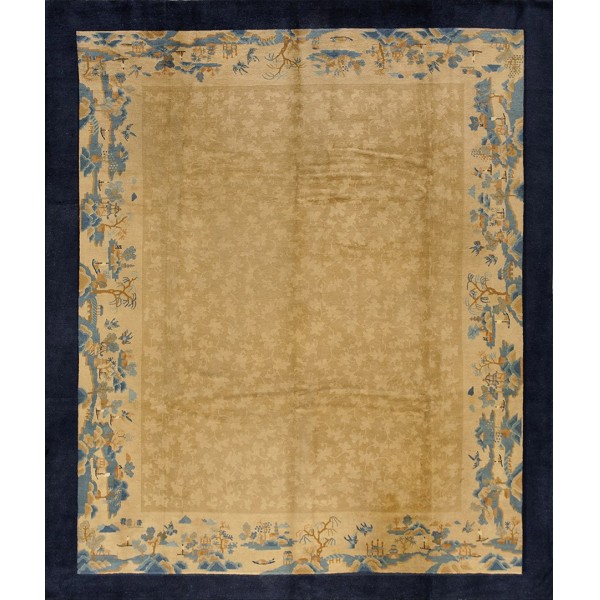 Early 20th Century Chinese Peking Carpet 