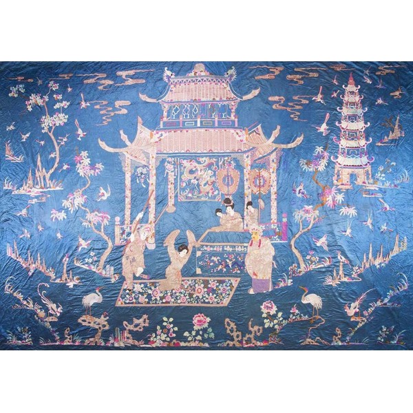 Early 20th Century Chinese Silk Embroidery 
