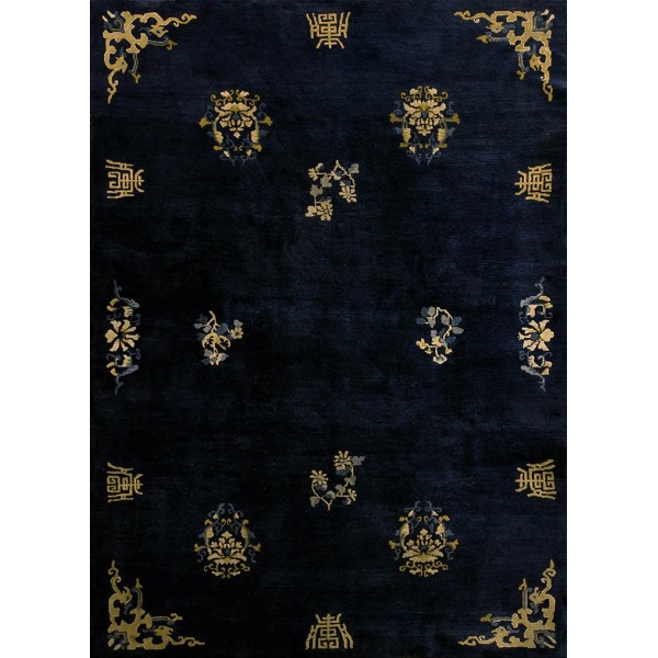 Early 20th Century Chinese Peking Carpet 