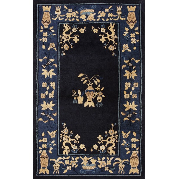Early 20th Century Chinese Peking Rug 