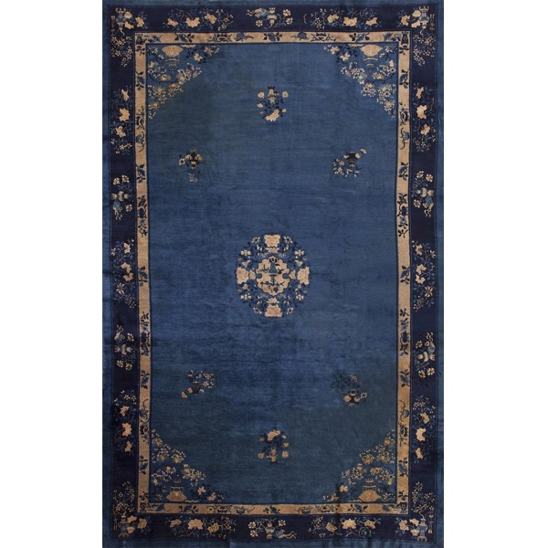 Early 20th Century Chinese Peking Carpet 