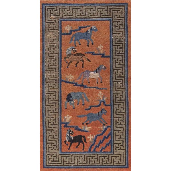 Early 20th Century Chinese Peking Carpet