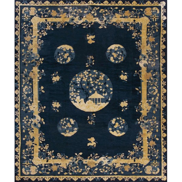 Early 20th Century Chinese Peking Carpet