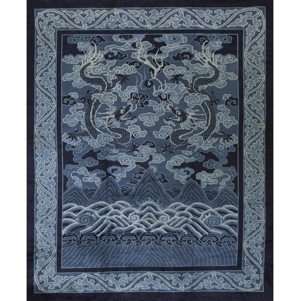 Early 20th Century Chinese Peking Carpet 