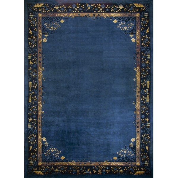 Early 20th Century Chinese Peking Carpet