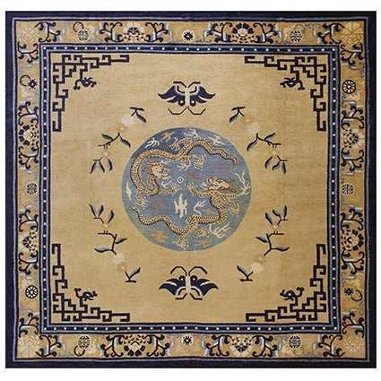 19th Century Chinese Mongolian Carpet