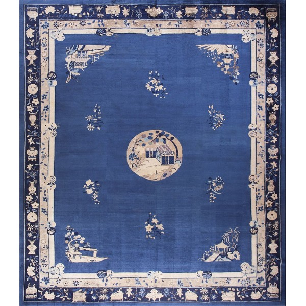 Early 20th Century  Chinese Peking Carpet