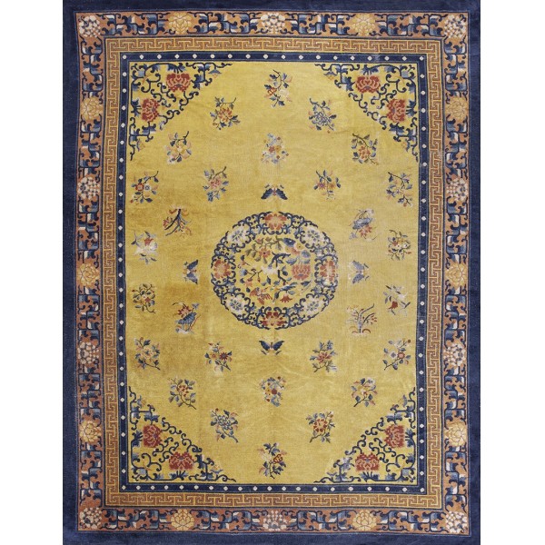 Early 20th Century Chinese Peking Carpet