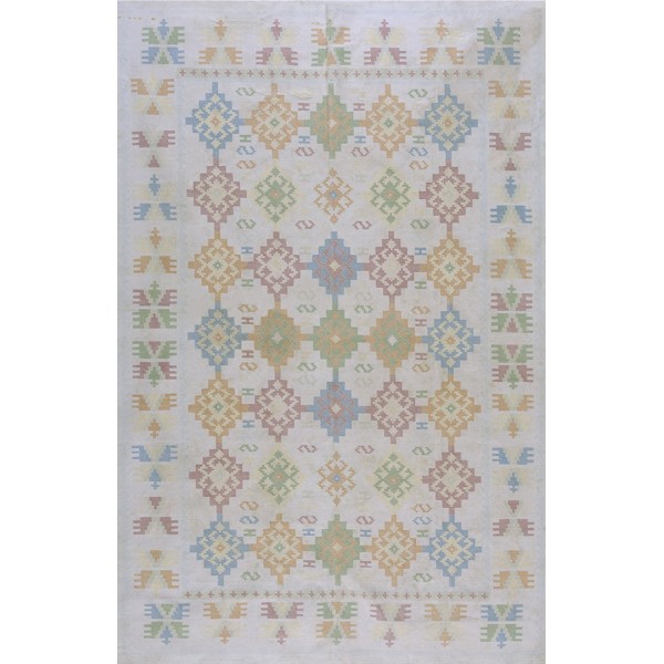 Early 20th Century Indian Cotton Dhurrie Carpet