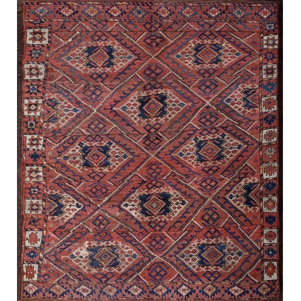 19th Century Central Asian Ersari Carpet 