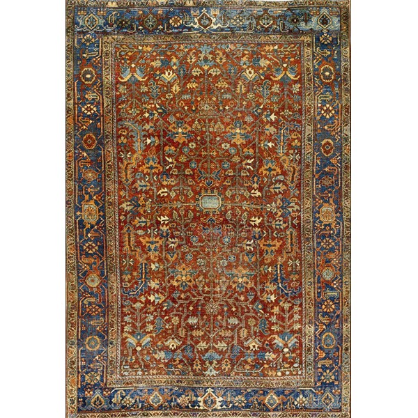 Early 20th Century N.W.  Persian Heriz Carpet 