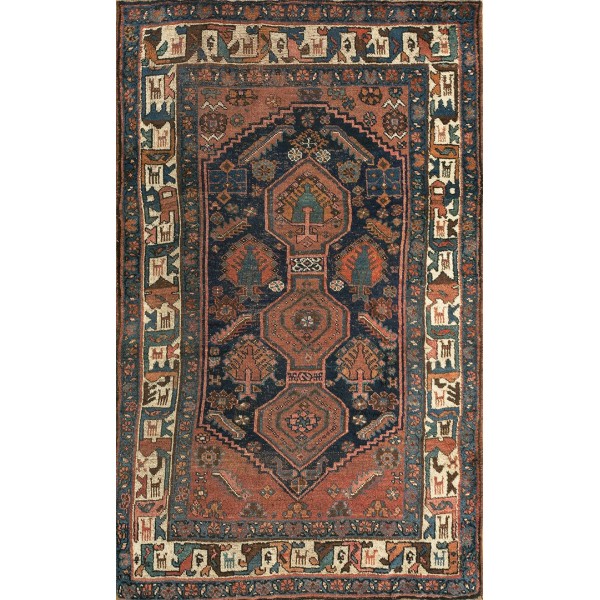 Early 20th Century W. Persian Kurdish Rug