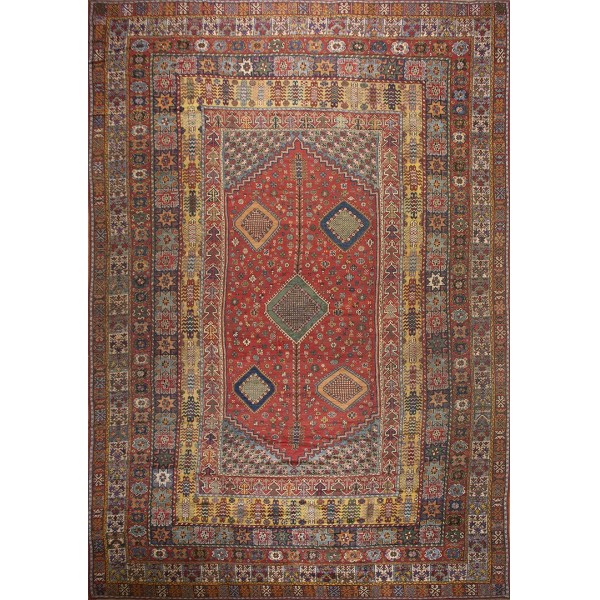 19th Century Moroccan Rabat Carpet