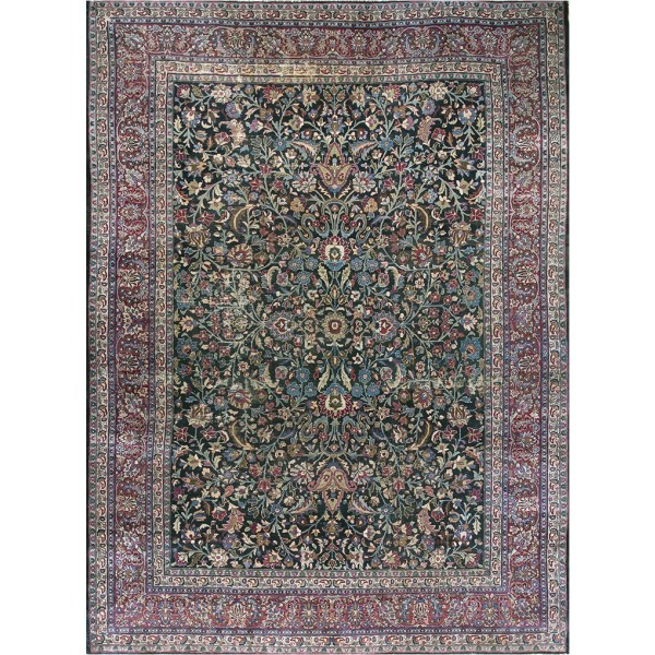 Early 20th Century N.E. Persian Khorassan Moud Carpet