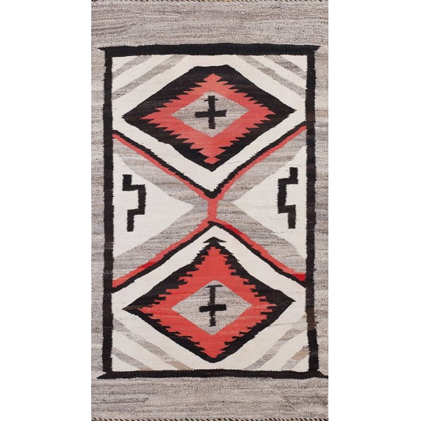 Early 20th Century American Navajo Carpet 