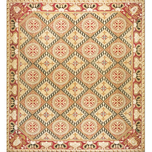 19th Century French Needlepoint Carpet