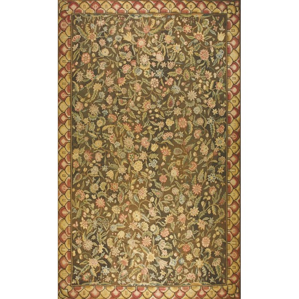 18th Century English George III Needlepoint Carpet