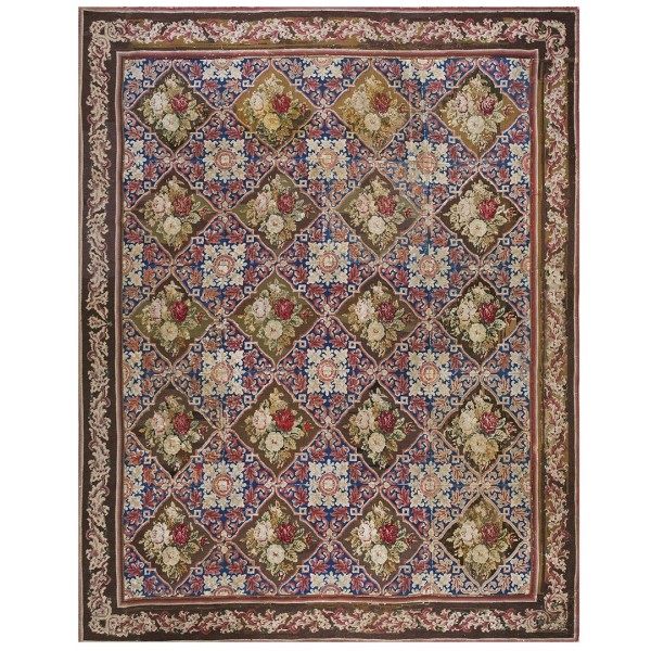 19th Century English Needlepoint Carpet