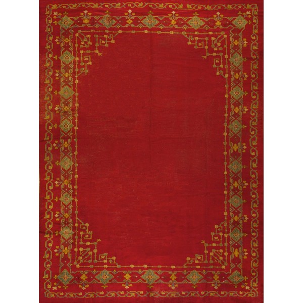 Late 19th Century Turkish Oushak Carpet