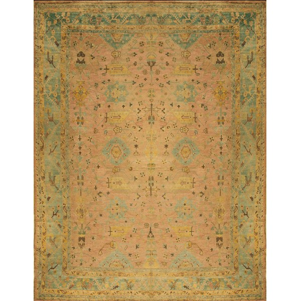 Early 20th Century Turkish Oushak Carpet 