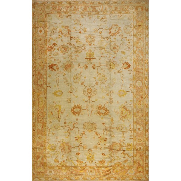 19th Century Turkish Oushak Carpet