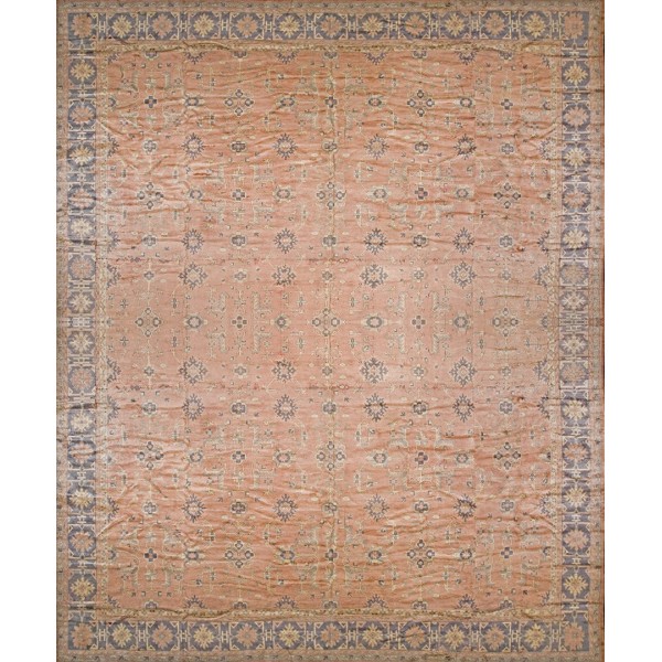 Early 20th Century Turkish Oushak Rug