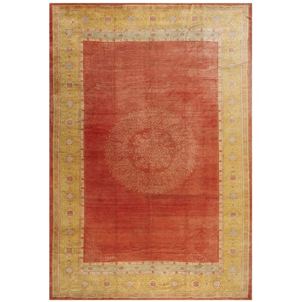 19th Century Turkish Oushak Carpet