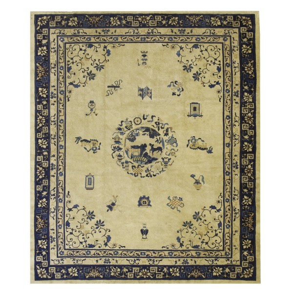 Early 20th Century Chinese Peking Carpet